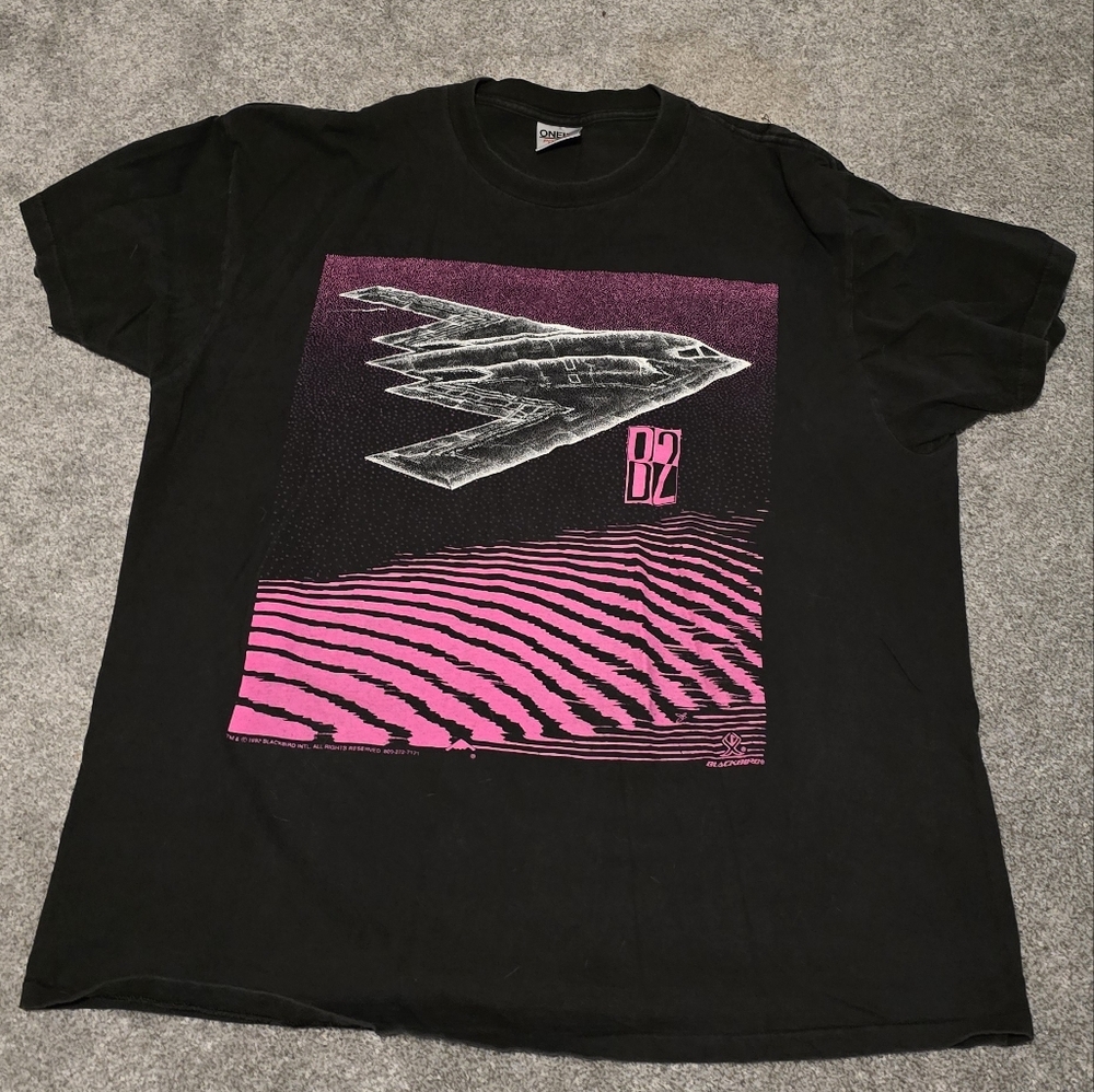 Vintage blackbird b2 bomber shirt